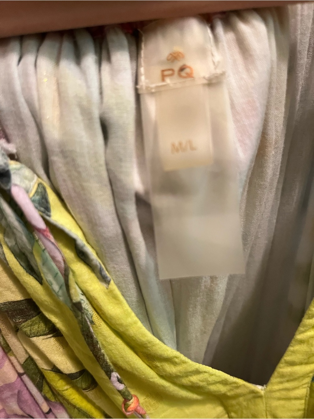Anthropologie Floral Tiered Maxi Dress in Yellow, Pink, Green, Purple - Picture 3 of 3